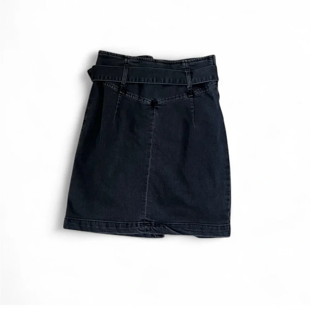 Free People Boho Black Belted Livin It Up Mini Skirt, size 2